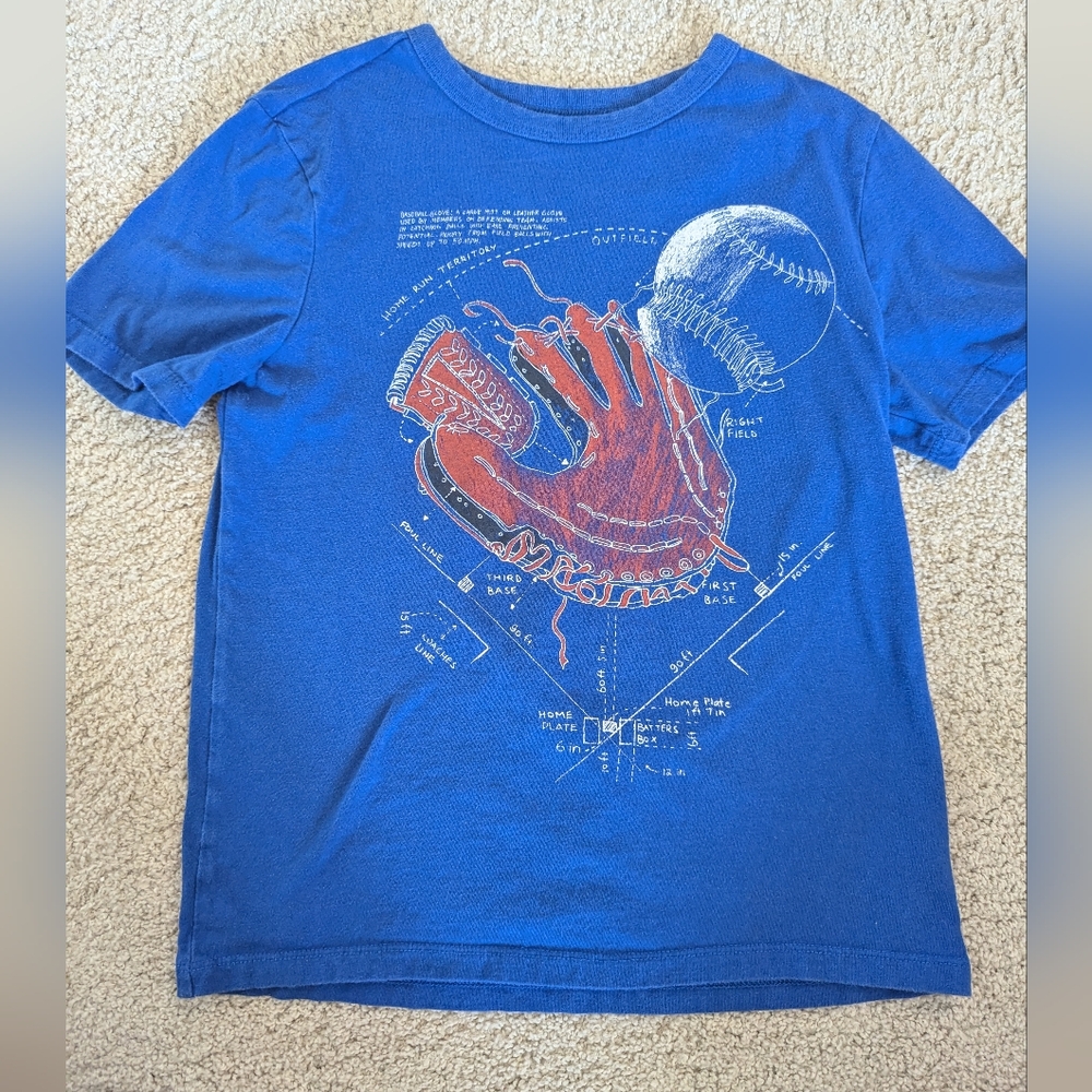 Kids Gap baseball shirt, size Medium